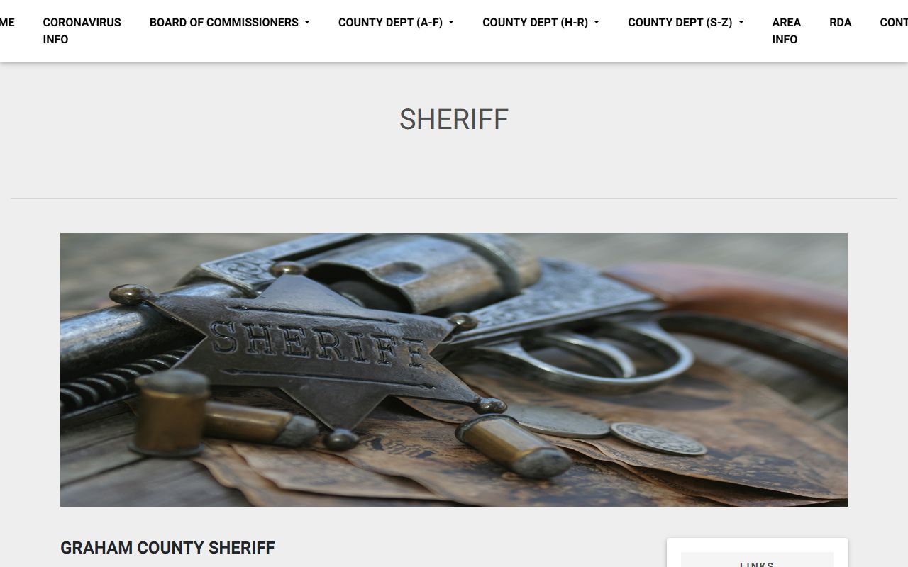 Graham County arrest records and court charges sheriff source