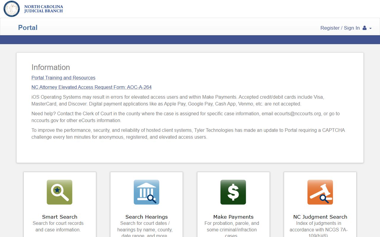 Graham County court records North Carolina eCourts Portal home