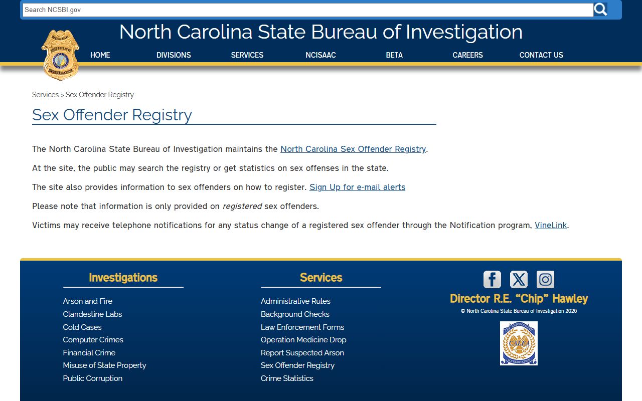 Graham County criminal court records NCSBI registry