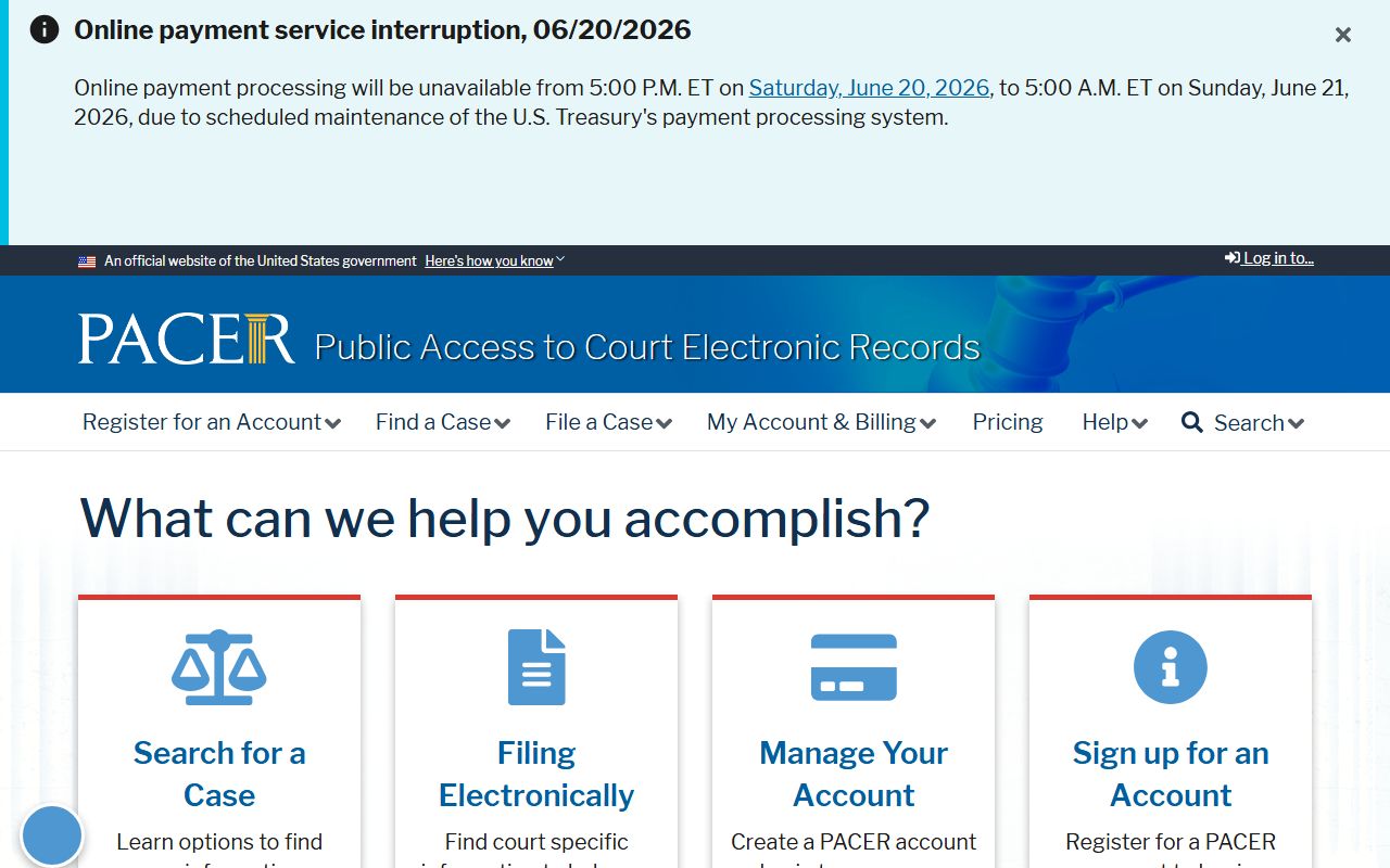 Graham County warrant search federal PACER court record access