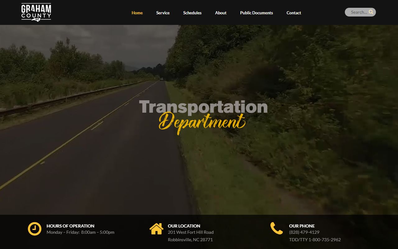 Graham County court records transit access information